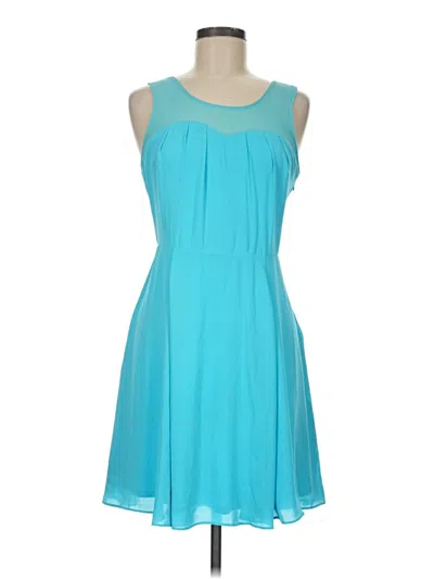 Pre-owned Express Cocktail Dress In Teal