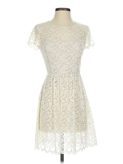 Pre-owned Express Cocktail Dress In White