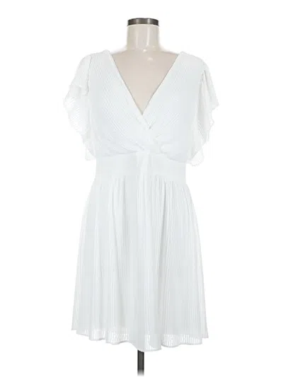 Pre-owned Express Cocktail Dress In White