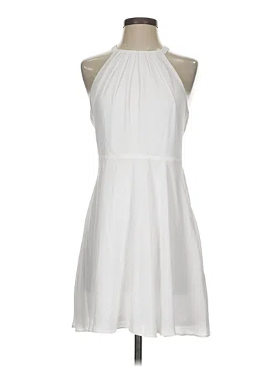 Pre-owned Express Cocktail Dress In White