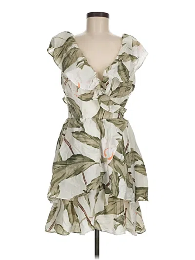 Pre-owned Express Cocktail Dress In White