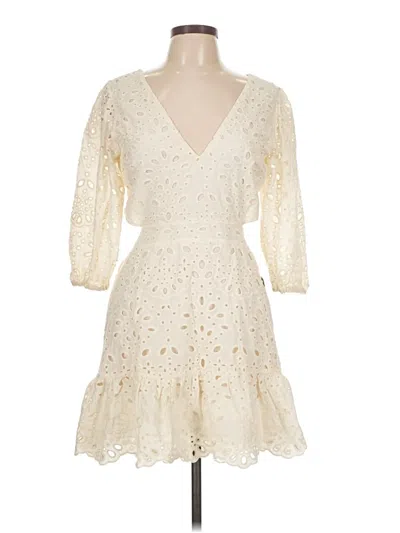 Pre-owned Express Cocktail Dress In White