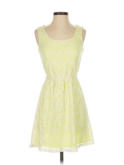 Pre-owned Express Cocktail Dress In Yellow