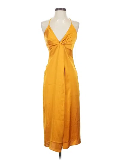 Pre-owned Express Cocktail Dress In Yellow