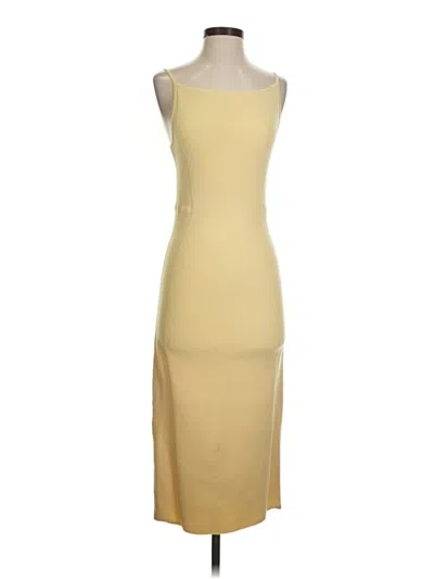 Pre-owned Express Cocktail Dress In Yellow
