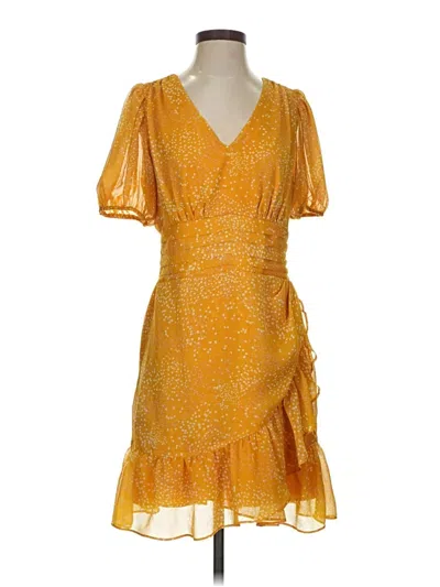 Pre-owned Express Cocktail Dress In Yellow