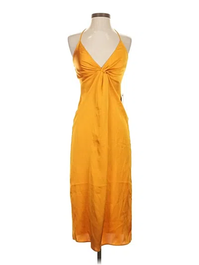 Pre-owned Express Cocktail Dress In Yellow