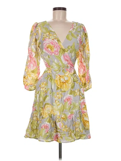 Express Cocktail Dress In Yellow