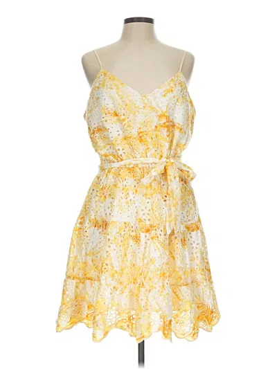 Pre-owned Express Cocktail Dress In Yellow