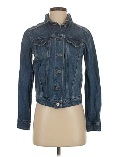 Pre-owned Express Denim Jacket In Blue