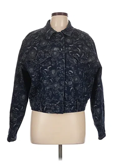 Pre-owned Express Denim Jacket In Blue