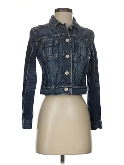 Pre-owned Express Denim Jacket In Blue