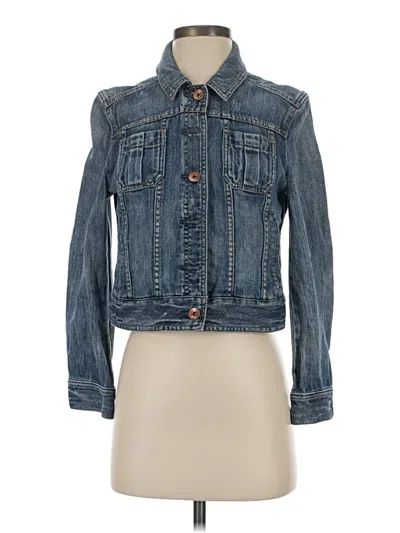 Pre-owned Express Denim Jacket In Blue