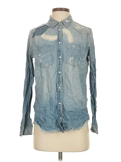 Pre-owned Express Denim Jacket In Blue