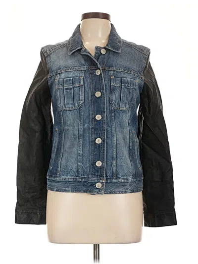 Pre-owned Express Denim Jacket In Blue