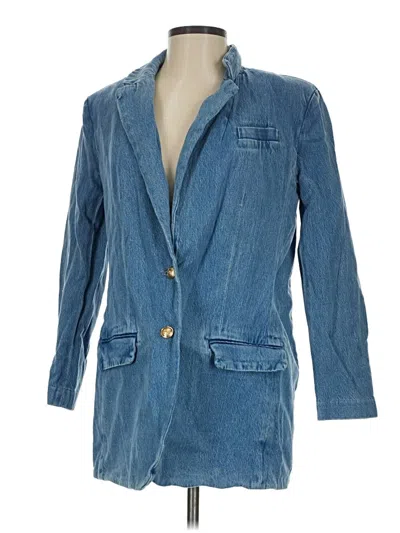 Pre-owned Express Denim Jacket In Blue