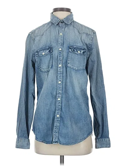 Pre-owned Express Denim Jacket In Blue