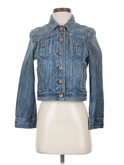Pre-owned Express Denim Jacket In Blue