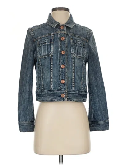 Pre-owned Express Denim Jacket In Blue