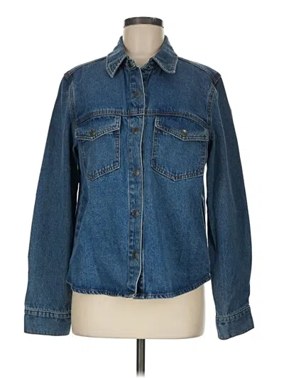 Pre-owned Express Denim Jacket In Blue