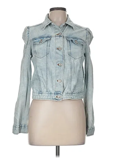 Pre-owned Express Denim Jacket In Blue