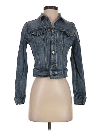Pre-owned Express Denim Jacket In Blue