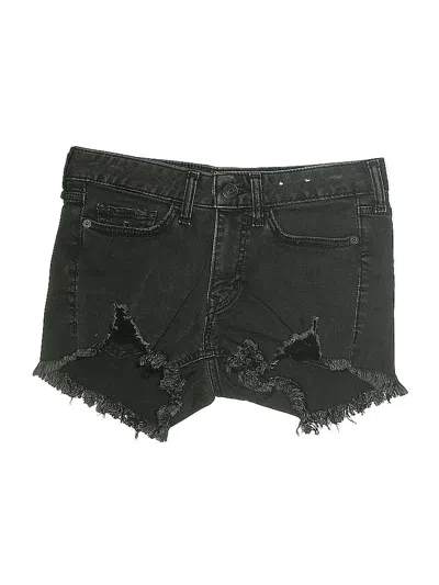 Pre-owned Express Denim Shorts In Black