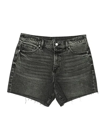 Pre-owned Express Denim Shorts In Black
