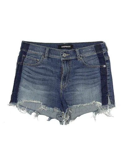 Pre-owned Express Denim Shorts In Blue