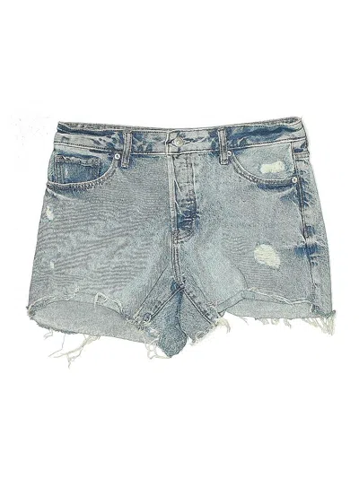 Pre-owned Express Denim Shorts In Blue
