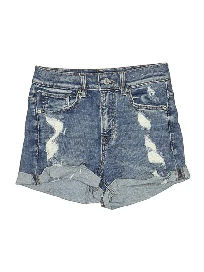 Pre-owned Express Denim Shorts In Blue