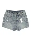 Express Denim Shorts In Blue