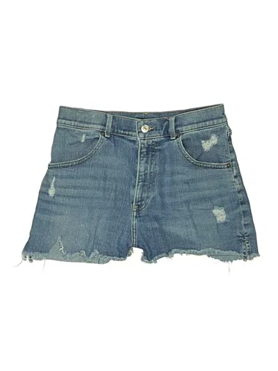 Pre-owned Express Denim Shorts In Blue