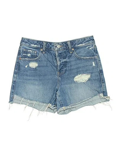 Pre-owned Express Denim Shorts In Blue
