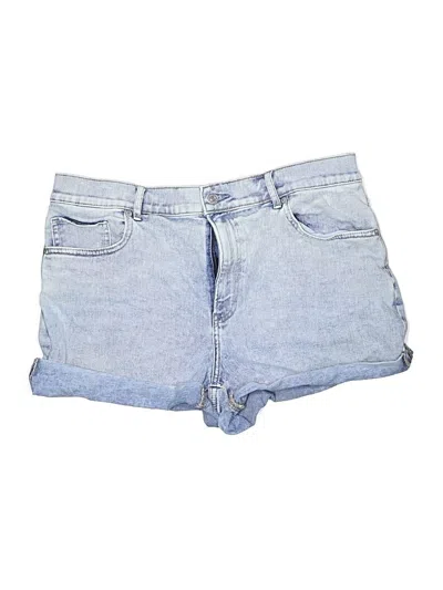 Pre-owned Express Denim Shorts In Blue