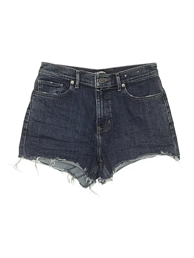 Pre-owned Express Denim Shorts In Blue