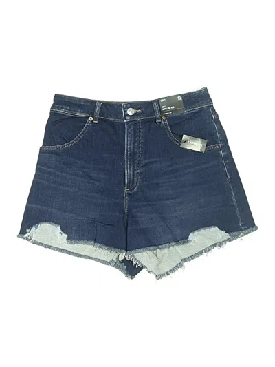 Express Denim Shorts In Blue