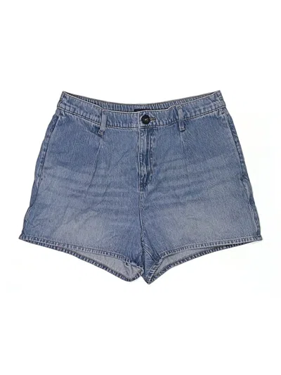 Pre-owned Express Denim Shorts In Blue