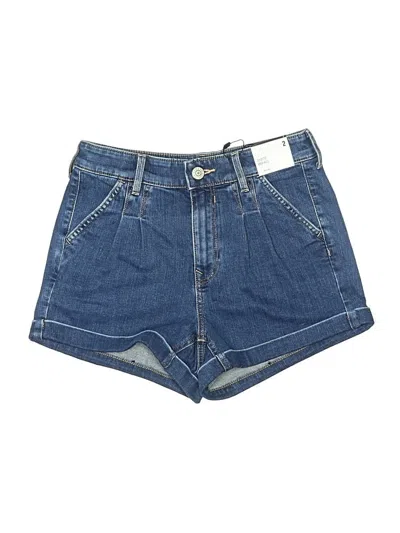 Pre-owned Express Denim Shorts In Blue