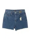 Express Denim Shorts In Multi