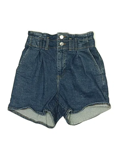Pre-owned Express Denim Shorts In Blue