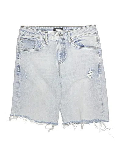 Pre-owned Express Denim Shorts In Blue