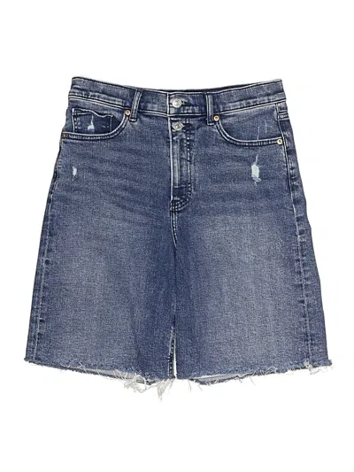 Pre-owned Express Denim Shorts In Blue