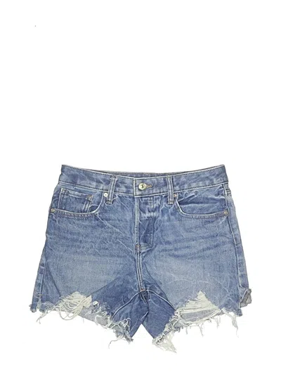 Pre-owned Express Denim Shorts In Blue