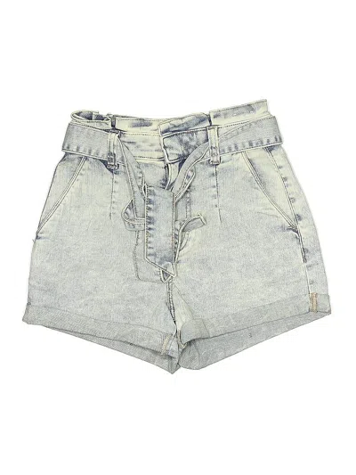 Pre-owned Express Denim Shorts In Gray