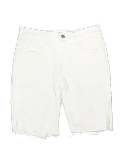 Pre-owned Express Denim Shorts In White