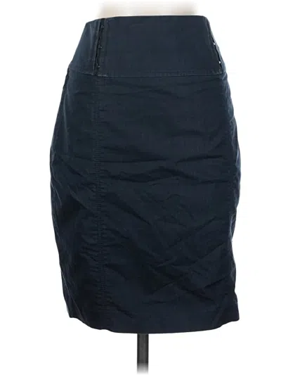 Pre-owned Express Denim Skirt In Blue
