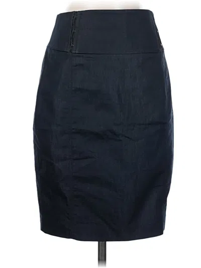 Pre-owned Express Denim Skirt In Blue