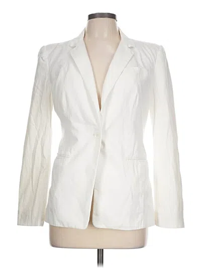 Pre-owned Express Design Studio 3/4 Sleeve Top Ivory Square Neckline Tops