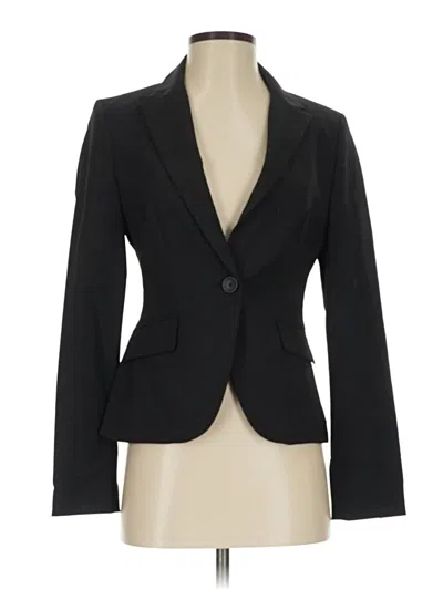Pre-owned Express Design Studio Blazer Jacket In Black